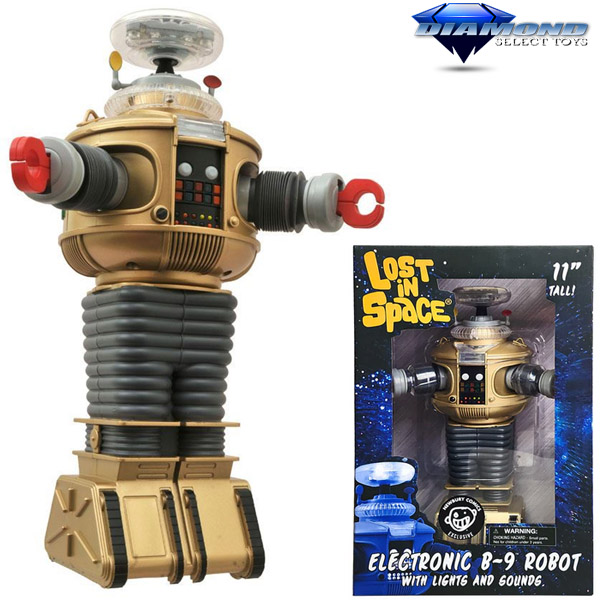 Diamond Select Toys Lost In Space B9 Golden Boy Robot Figure